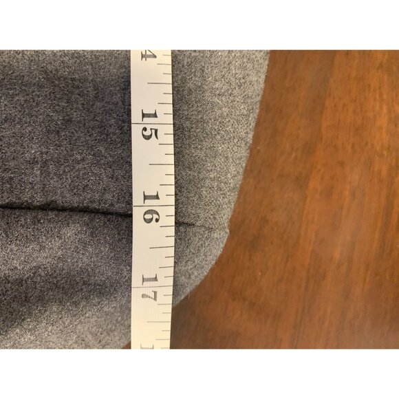 Caslon 16 Wool Cropped Business Casual Winter Blazer Charcoal Gray - Picture 8 of 10